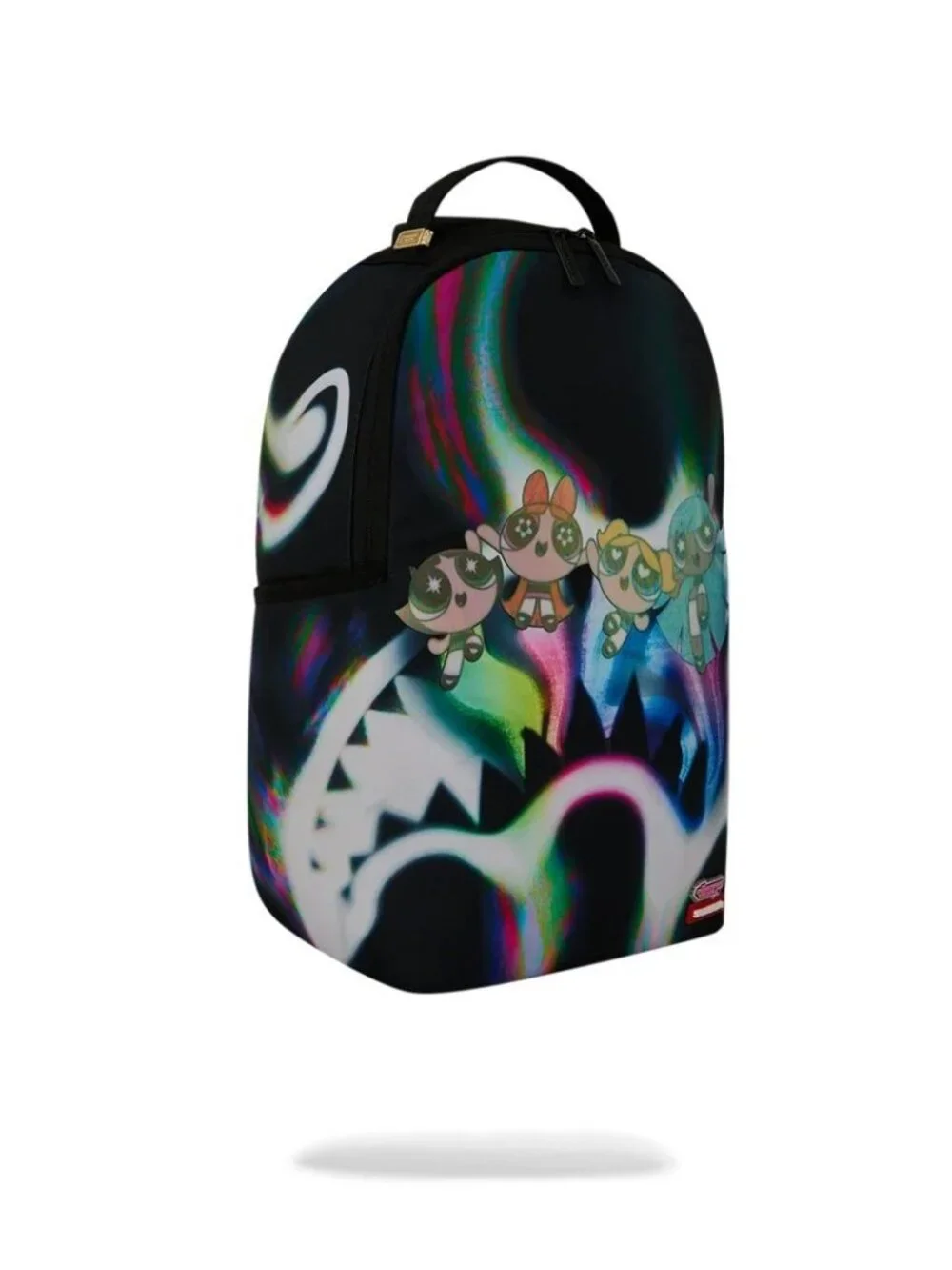 Sprayground Powerpuff Girls Rainbow Holo Shark Backpack NWT 18